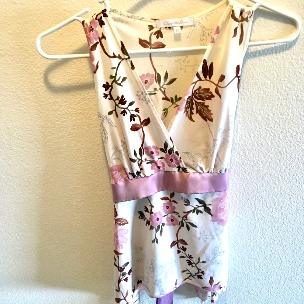 Flower Ribbon Top
